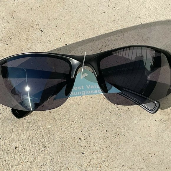 Other - FWG Men Sunglasses Black Wrap Eye Wear UV protection Shade RESILIENCE NS0917